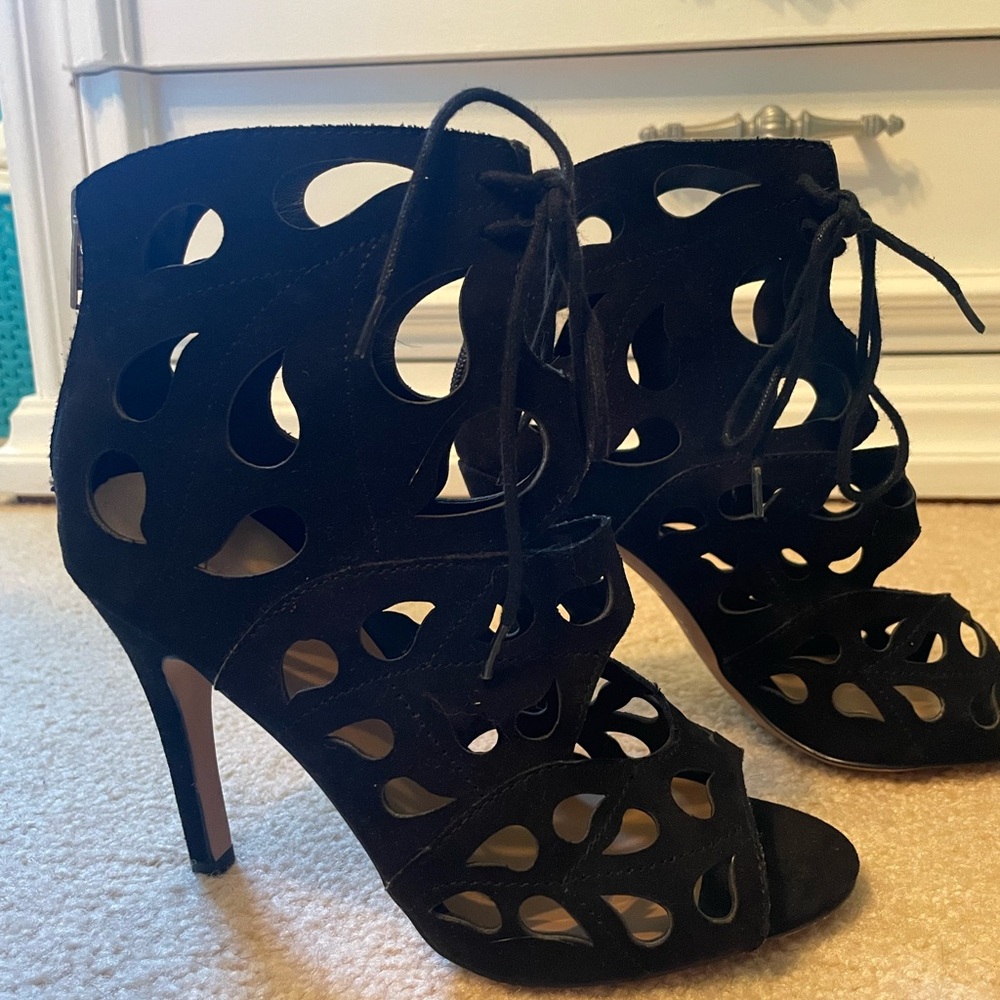 ALDO Black Heels with Cutouts